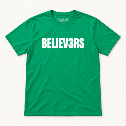 Believ3rs Trust In God Tee - Dragon Green
