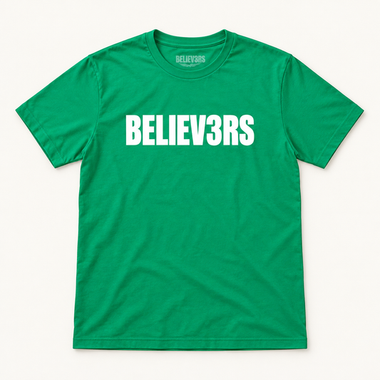 Believ3rs Trust In God Tee - Dragon Green